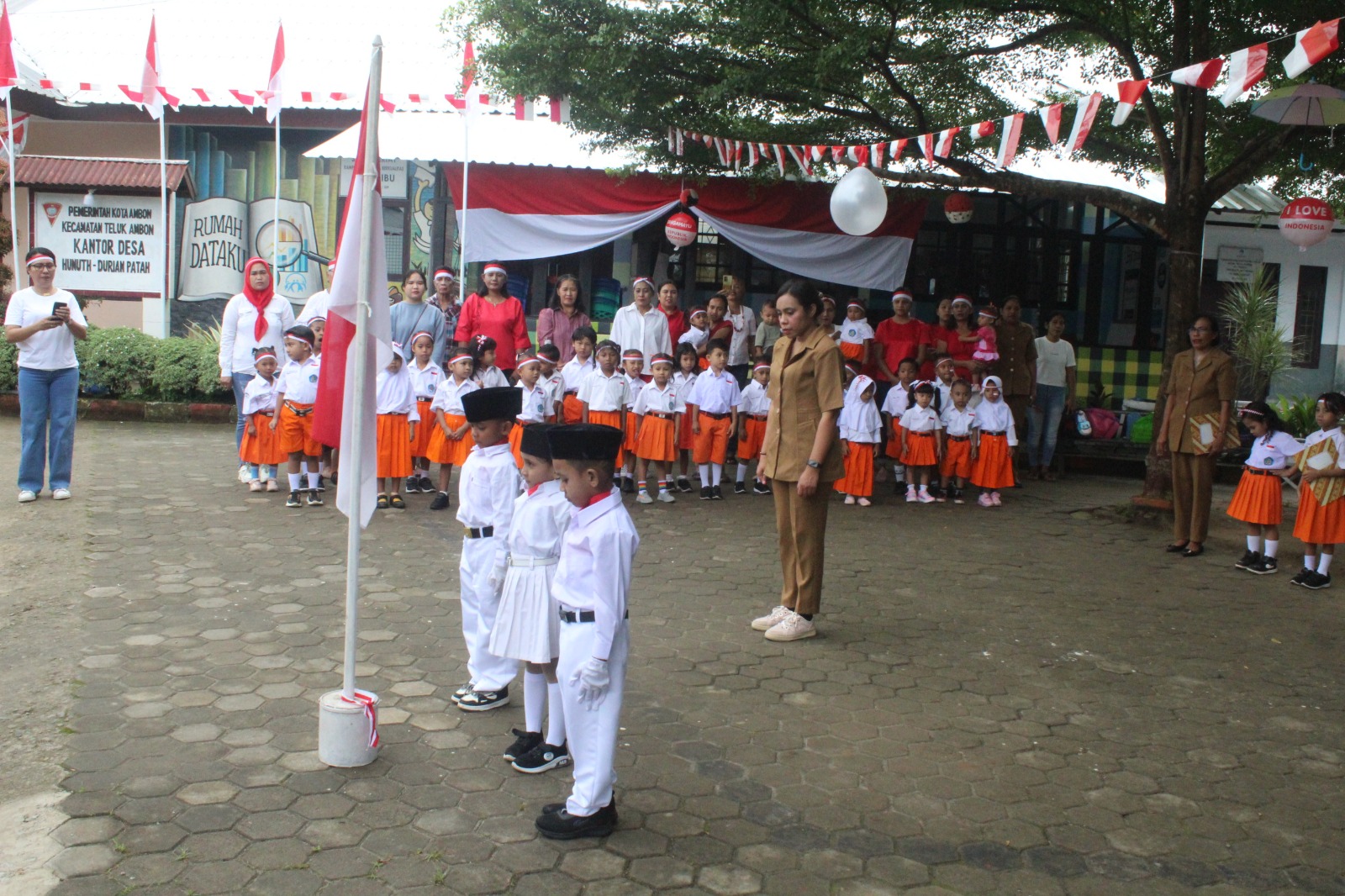 Peringati HUT Ke-79 Kemerdekaan RI Bersama PAUD Mekar Bangsa, Tanamkan Jiwa Patriot Sejak Dini